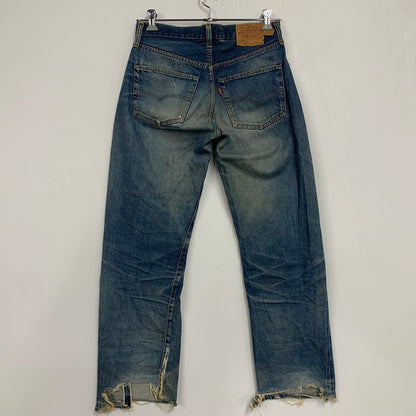 【現状渡し品】【メンズ】 LEVI'S リーバイス USA製 93年製 刻印555 90S 501 DENIM PANTS デニム パンツ ボトムス ズボン 157-260520-cs-02-izu サイズ：W32 L36 カラー：インディゴ 万代Net店