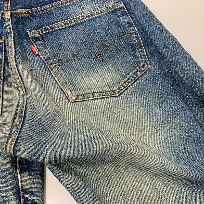 【現状渡し品】【メンズ】 LEVI'S リーバイス USA製 93年製 刻印555 90S 501 DENIM PANTS デニム パンツ ボトムス ズボン 157-260520-cs-02-izu サイズ：W32 L36 カラー：インディゴ 万代Net店