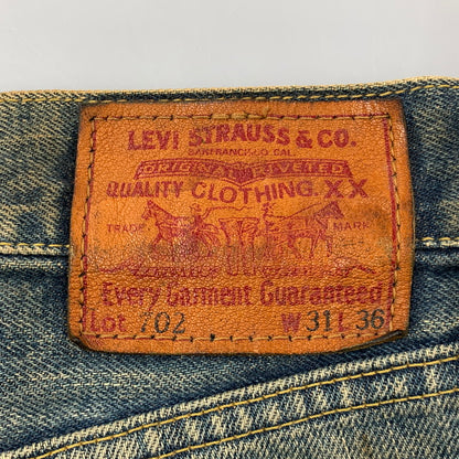 【現状渡し品】【メンズ】 LEVI'S リーバイス 702-XX 日本製 97年製 刻印J22 90S 702 XX DENIM PANTS デニム パンツ ボトムス ズボン 157-260520-cs-01-izu サイズ：31×36 カラー：インディゴ 万代Net店