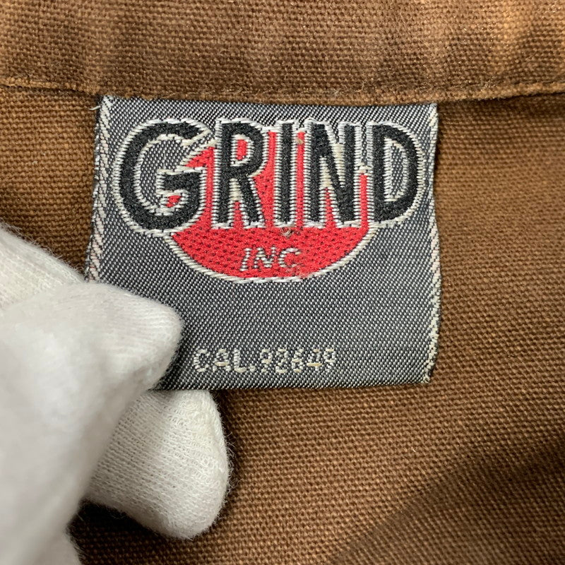 【現状渡し品】【メンズ】 GRIND グラインド 刺繍 FADE SWING TOP フェード スウィング トップ アウター 146-260517-cs-06-izu サイズ：不明 カラー：ブラウン 万代Net店