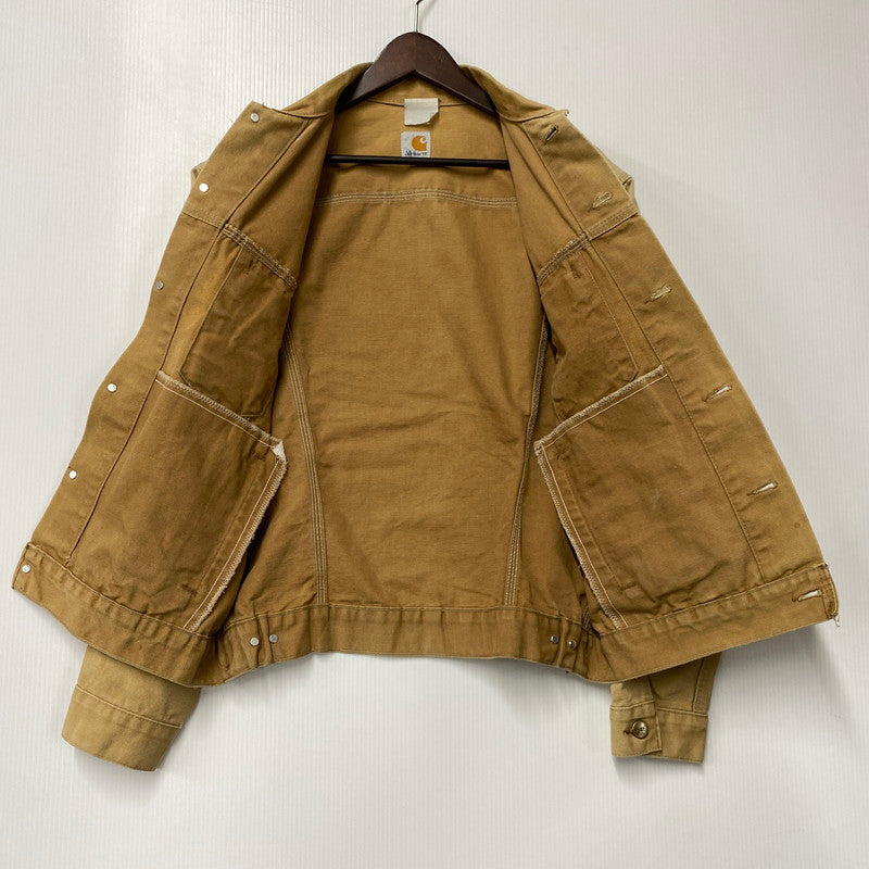 【現状渡し品】【メンズ】 Carhartt カーハート DUCK TRUCKER JACKET ダック トラッカージャケット アウター 146-260506-as-24-izu カラー：ベージュ 万代Net店