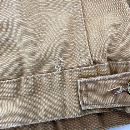 【現状渡し品】【メンズ】 Carhartt カーハート DUCK TRUCKER JACKET ダック トラッカージャケット アウター 146-260506-as-24-izu カラー：ベージュ 万代Net店