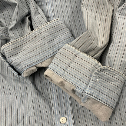 【中古品】【メンズ】 RALPH LAUREN POLO JEANS CO. ラルフローレンポロジーンズ STRIPE LS SHIRT ストライプ ロングスリーブ シャツ トップス 長袖 146-260517-cs-05-izu サイズ：4XT/4XA カラー：ライトブルー 万代Net店