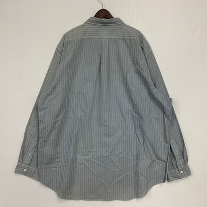 【中古品】【メンズ】 RALPH LAUREN POLO JEANS CO. ラルフローレンポロジーンズ STRIPE LS SHIRT ストライプ ロングスリーブ シャツ トップス 長袖 146-260517-cs-05-izu サイズ：4XT/4XA カラー：ライトブルー 万代Net店
