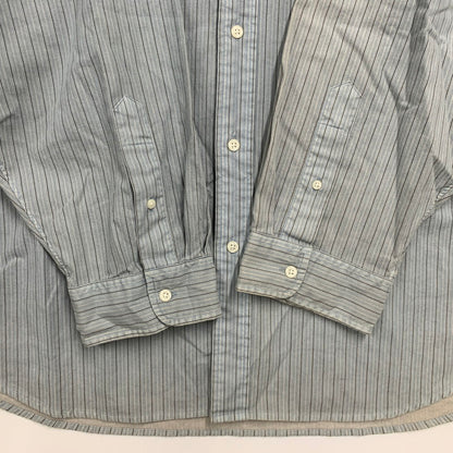 【中古品】【メンズ】 RALPH LAUREN POLO JEANS CO. ラルフローレンポロジーンズ STRIPE LS SHIRT ストライプ ロングスリーブ シャツ トップス 長袖 146-260517-cs-05-izu サイズ：4XT/4XA カラー：ライトブルー 万代Net店