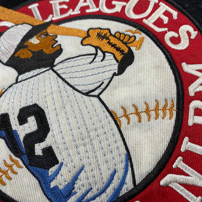 【中古品】【メンズ】 HEADGEAR ヘッドギア NEGRO LEAGUES BASEBALL WOOL WAPPEN VARSITY JACKET ワッペン バーシティジャケット 146-260506-as-35-izu サイズ：XXXXL カラー：ブラック 万代Net店