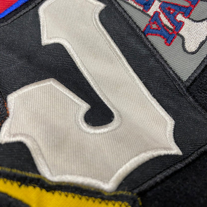 【中古品】【メンズ】 HEADGEAR ヘッドギア NEGRO LEAGUES BASEBALL WOOL WAPPEN VARSITY JACKET ワッペン バーシティジャケット 146-260506-as-35-izu サイズ：XXXXL カラー：ブラック 万代Net店