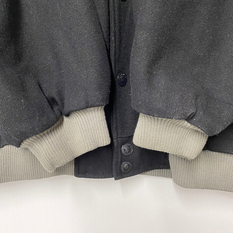 【中古品】【メンズ】 HEADGEAR ヘッドギア NEGRO LEAGUES BASEBALL WOOL WAPPEN VARSITY JACKET ワッペン バーシティジャケット 146-260506-as-35-izu サイズ：XXXXL カラー：ブラック 万代Net店