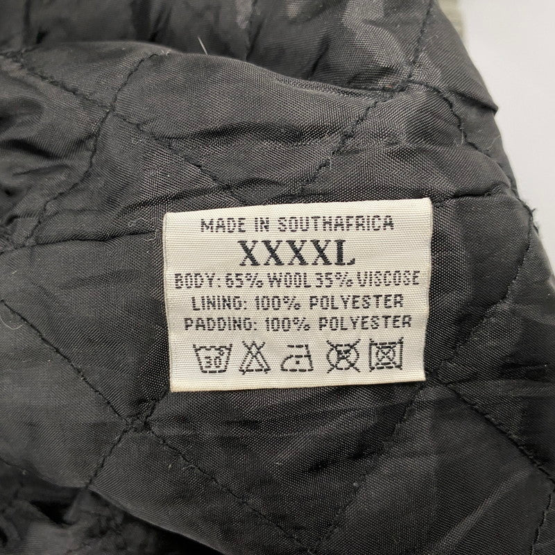 【中古品】【メンズ】 HEADGEAR ヘッドギア NEGRO LEAGUES BASEBALL WOOL WAPPEN VARSITY JACKET ワッペン バーシティジャケット 146-260506-as-35-izu サイズ：XXXXL カラー：ブラック 万代Net店