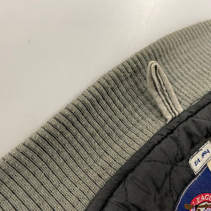 【中古品】【メンズ】 HEADGEAR ヘッドギア NEGRO LEAGUES BASEBALL WOOL WAPPEN VARSITY JACKET ワッペン バーシティジャケット 146-260506-as-35-izu サイズ：XXXXL カラー：ブラック 万代Net店