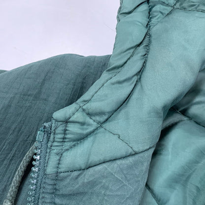 【中古品】【メンズ】 REEBOK リーボック 90S HOODED PUFF JACKET フーデッド パフ ジャケット アウター 146-260517-cs-02-izu サイズ：XL カラー：グリーン 万代Net店