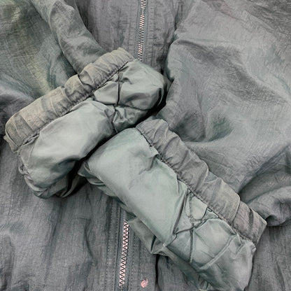【中古品】【メンズ】 REEBOK リーボック 90S HOODED PUFF JACKET フーデッド パフ ジャケット アウター 146-260517-cs-02-izu サイズ：XL カラー：グリーン 万代Net店
