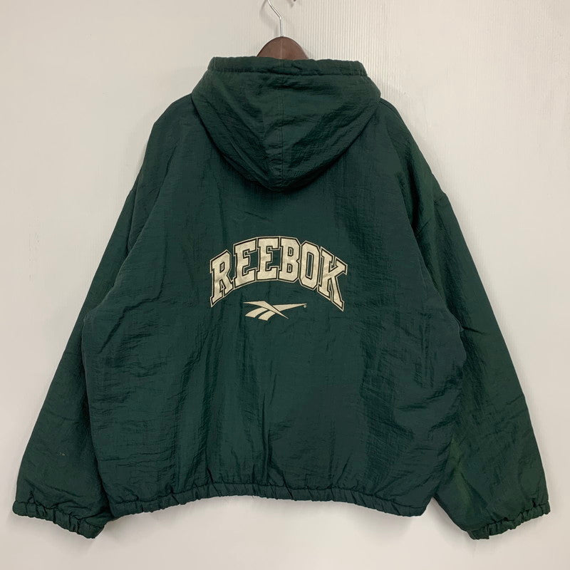 【中古品】【メンズ】 REEBOK リーボック 90S HOODED PUFF JACKET フーデッド パフ ジャケット アウター 146-260517-cs-02-izu サイズ：XL カラー：グリーン 万代Net店