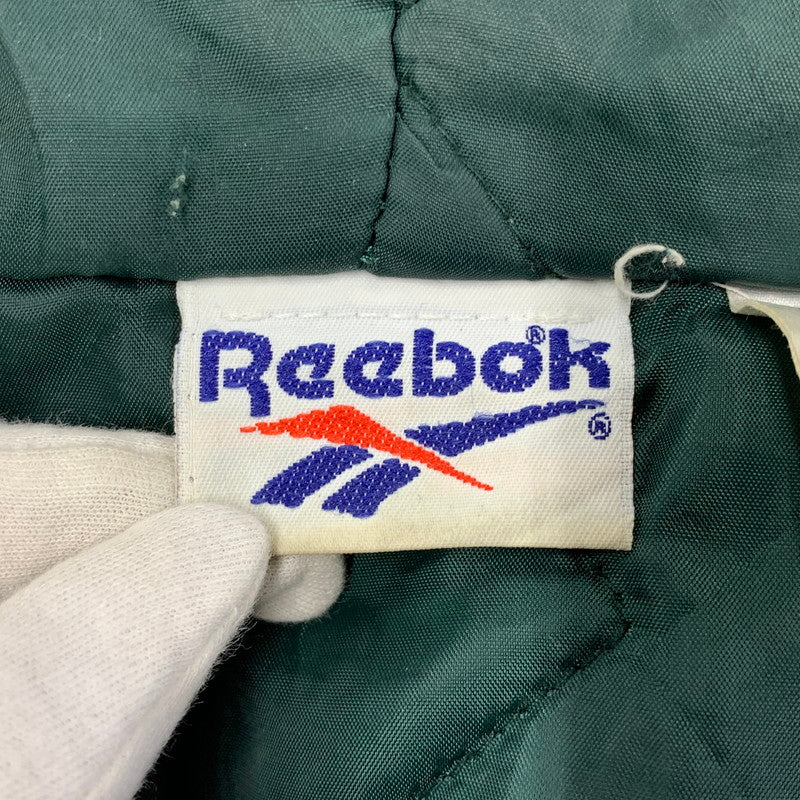 【中古品】【メンズ】 REEBOK リーボック 90S HOODED PUFF JACKET フーデッド パフ ジャケット アウター 146-260517-cs-02-izu サイズ：XL カラー：グリーン 万代Net店