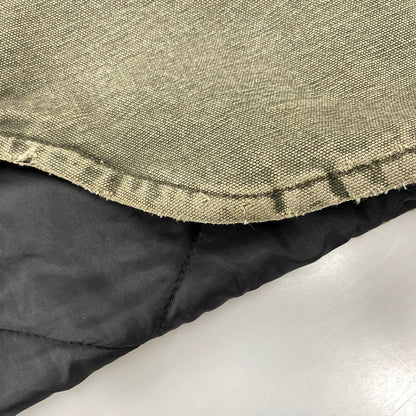 【現状渡し品】【メンズ】 Carhartt カーハート DUCK VEST V02 MOS ダックベスト 146-260506-as-25-izu サイズ：4XL TALL カラー：モスグリーン 万代Net店