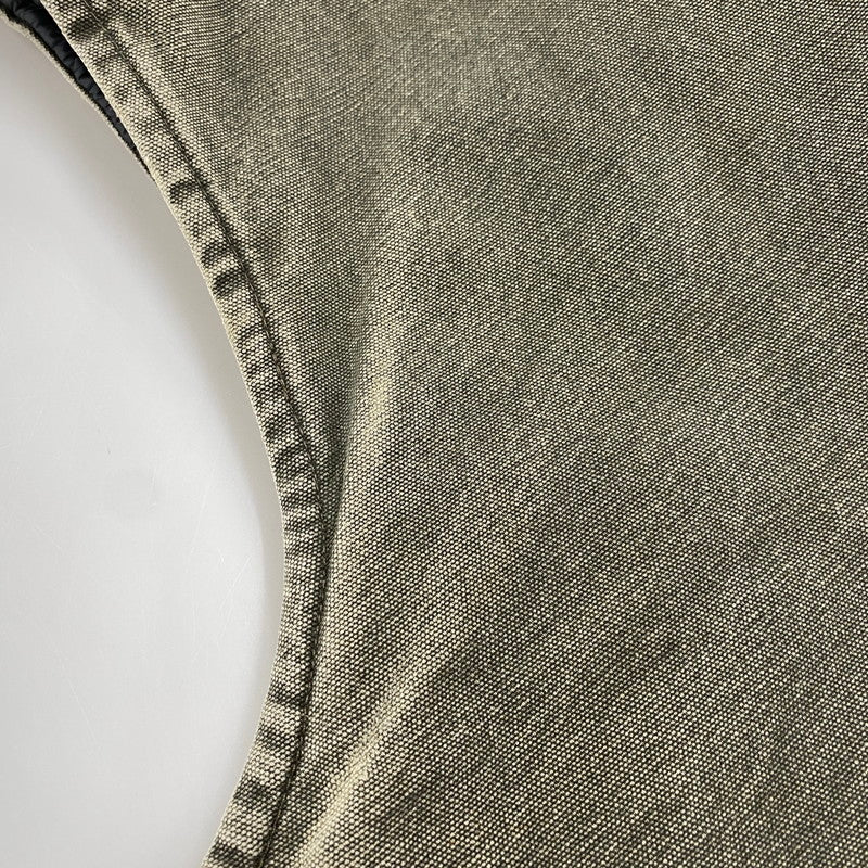 【現状渡し品】【メンズ】 Carhartt カーハート DUCK VEST V02 MOS ダックベスト 146-260506-as-25-izu サイズ：4XL TALL カラー：モスグリーン 万代Net店