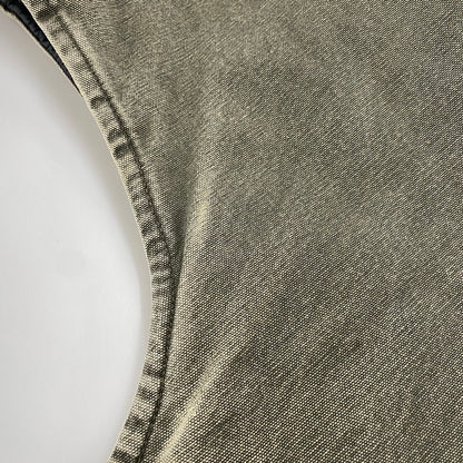 【現状渡し品】【メンズ】 Carhartt カーハート DUCK VEST V02 MOS ダックベスト 146-260506-as-25-izu サイズ：4XL TALL カラー：モスグリーン 万代Net店