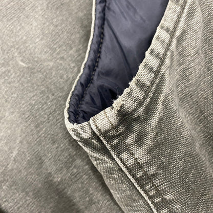 【現状渡し品】【メンズ】 Carhartt カーハート DUCK VEST V02 MOS ダックベスト 146-260506-as-25-izu サイズ：4XL TALL カラー：モスグリーン 万代Net店