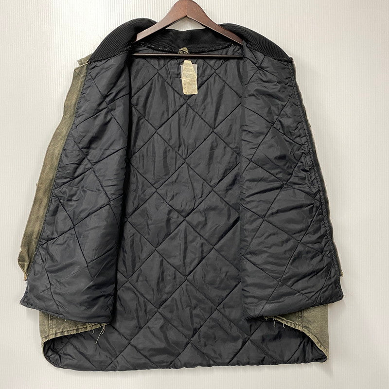 【現状渡し品】【メンズ】 Carhartt カーハート DUCK VEST V02 MOS ダックベスト 146-260506-as-25-izu サイズ：4XL TALL カラー：モスグリーン 万代Net店