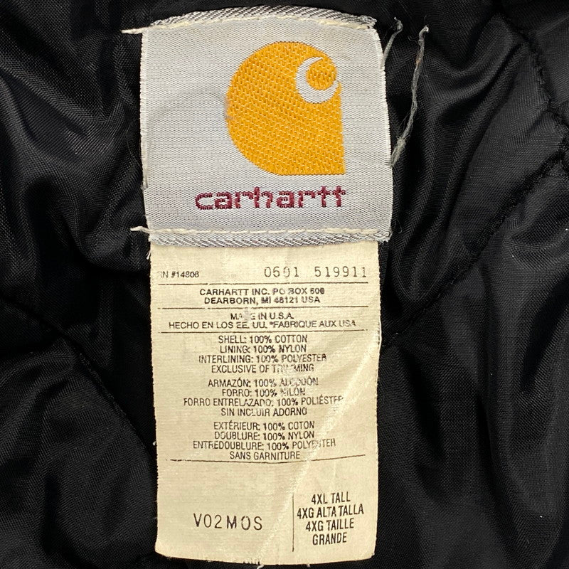 【現状渡し品】【メンズ】 Carhartt カーハート DUCK VEST V02 MOS ダックベスト 146-260506-as-25-izu サイズ：4XL TALL カラー：モスグリーン 万代Net店