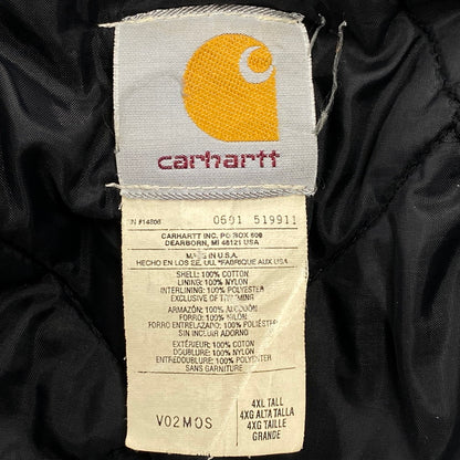 【現状渡し品】【メンズ】 Carhartt カーハート DUCK VEST V02 MOS ダックベスト 146-260506-as-25-izu サイズ：4XL TALL カラー：モスグリーン 万代Net店
