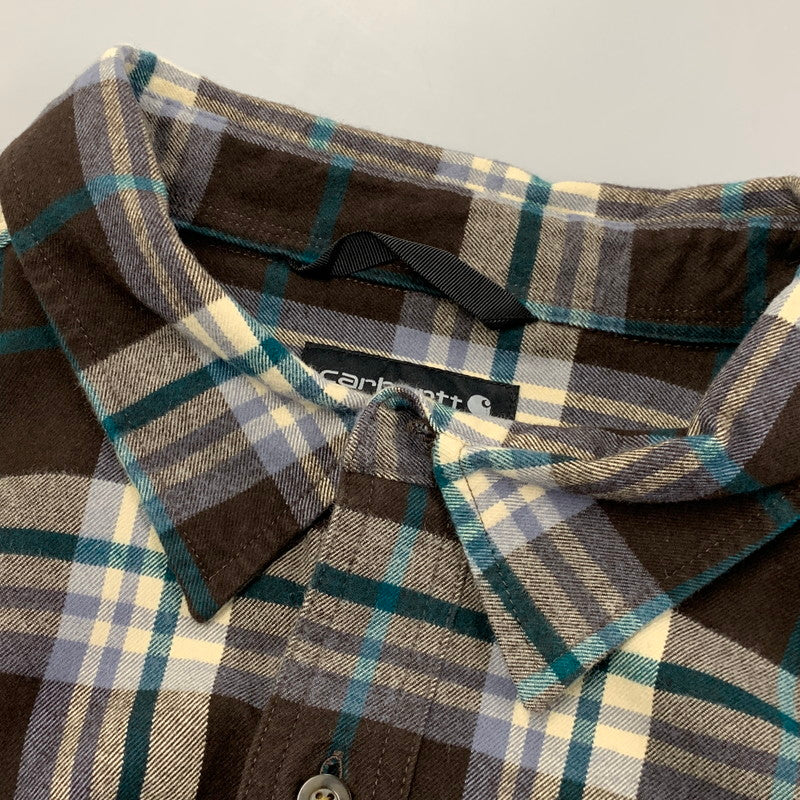 【中古品】【メンズ】 CARHARTT カーハート 105078 DKB 21AW LOOSE FIT HEAVYWEIGHT FLANNEL PLAID SHIRT ルーズ フィット ヘビーウェイト フランネル プレイド シャツ トップス 長袖 146-260517-cs-04-izu サイズ：3XL-TALL カラー：マルチ 万代Net店