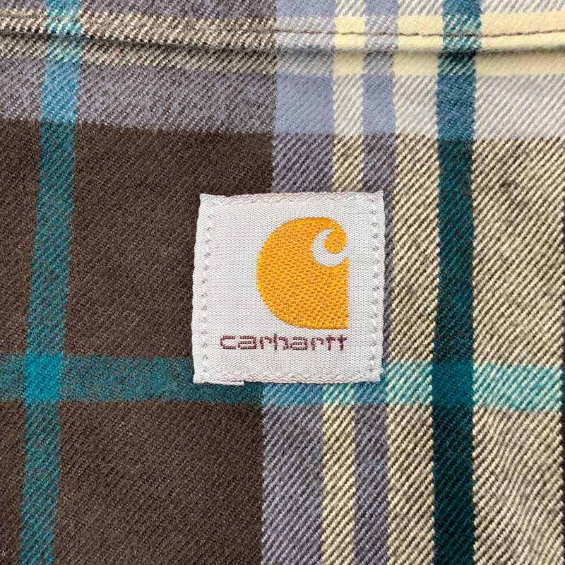 【中古品】【メンズ】 CARHARTT カーハート 105078 DKB 21AW LOOSE FIT HEAVYWEIGHT FLANNEL PLAID SHIRT ルーズ フィット ヘビーウェイト フランネル プレイド シャツ トップス 長袖 146-260517-cs-04-izu サイズ：3XL-TALL カラー：マルチ 万代Net店