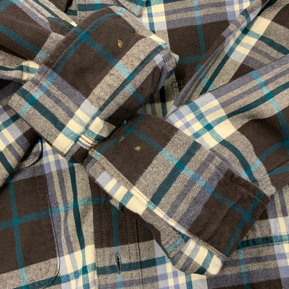 【中古品】【メンズ】 CARHARTT カーハート 105078 DKB 21AW LOOSE FIT HEAVYWEIGHT FLANNEL PLAID SHIRT ルーズ フィット ヘビーウェイト フランネル プレイド シャツ トップス 長袖 146-260517-cs-04-izu サイズ：3XL-TALL カラー：マルチ 万代Net店