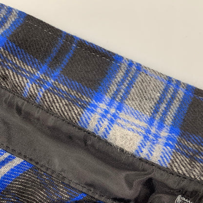 【中古品】【メンズ】 KEY キー USA製 90S HEAVY FLANNEL CHECK LS SHIRT ヘビー フランネル チェック ロングスリーブ シャツ トップス 長袖 146-260517-cs-01-izu サイズ：3XL カラー：ブルー×ブラック 万代Net店