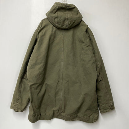【中古品】【メンズ】 Carhartt カーハート SANDSTONE JACKSON HOODED COAT JACKET SHERPA LINED C95 ARG サンドストーン ジャクソンコート ジャケット メキシコ製 146-260506-as-23-izu サイズ：3XL-TALL カラー：カーキ 万代Net店