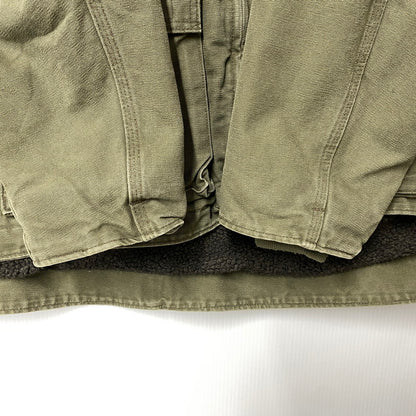 【中古品】【メンズ】 Carhartt カーハート SANDSTONE JACKSON HOODED COAT JACKET SHERPA LINED C95 ARG サンドストーン ジャクソンコート ジャケット メキシコ製 146-260506-as-23-izu サイズ：3XL-TALL カラー：カーキ 万代Net店