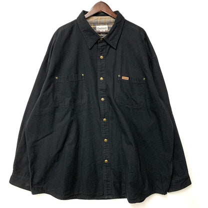 【中古品】【メンズ】 CARHARTT カーハート S96BLK 2009年製 00S CANVAS WORK SHIRT JACKET キャンバス ワーク シャツ ジャケット アウター 146-260517-cs-21-izu サイズ：3XL カラー：ブラック 万代Net店