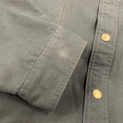 【中古品】【メンズ】 CARHARTT カーハート S96BLK 2009年製 00S CANVAS WORK SHIRT JACKET キャンバス ワーク シャツ ジャケット アウター 146-260517-cs-21-izu サイズ：3XL カラー：ブラック 万代Net店