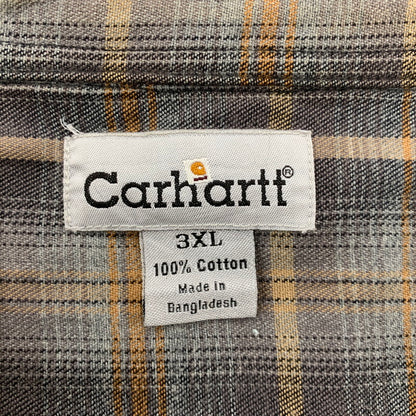 【中古品】【メンズ】 CARHARTT カーハート S96BLK 2009年製 00S CANVAS WORK SHIRT JACKET キャンバス ワーク シャツ ジャケット アウター 146-260517-cs-21-izu サイズ：3XL カラー：ブラック 万代Net店