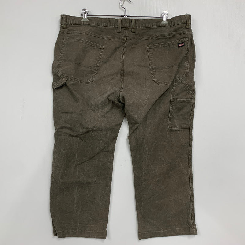 【中古品】【メンズ】 DICKIES ディッキーズ DUCK PAINTER WORK PANTS ダック ペインター ワーク パンツ ボトムス ズボン 157-260517-cs-10-izu サイズ：44×30 カラー：ブラウン 万代Net店