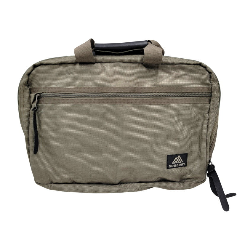 【現状渡し品】【メンズ】 GREGORY グレゴリー BUSINESS BAG ビジネスバッグ カバン 鞄 188-260516-as-39-izu カラー：カーキ 万代Net店