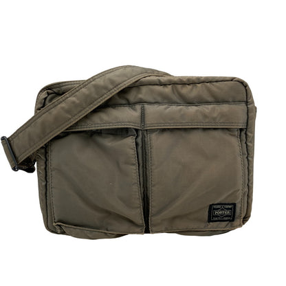 【中古品】【メンズ/レディース】 PORTER ポーター TANKER SHOULDER BAG タンカー ショルダー バッグ カバン 鞄 188-260506-cs-10-izu カラー：カーキ 万代Net店