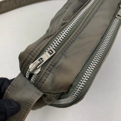 【中古品】【メンズ/レディース】 PORTER ポーター TANKER SHOULDER BAG タンカー ショルダー バッグ カバン 鞄 188-260506-cs-10-izu カラー：カーキ 万代Net店