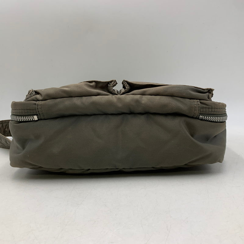 【中古品】【メンズ/レディース】 PORTER ポーター TANKER SHOULDER BAG タンカー ショルダー バッグ カバン 鞄 188-260506-cs-10-izu カラー：カーキ 万代Net店