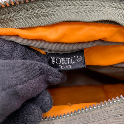 【中古品】【メンズ/レディース】 PORTER ポーター TANKER SHOULDER BAG タンカー ショルダー バッグ カバン 鞄 188-260506-cs-10-izu カラー：カーキ 万代Net店