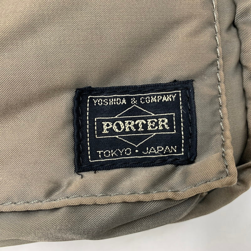 【中古品】【メンズ/レディース】 PORTER ポーター TANKER SHOULDER BAG タンカー ショルダー バッグ カバン 鞄 188-260506-cs-10-izu カラー：カーキ 万代Net店