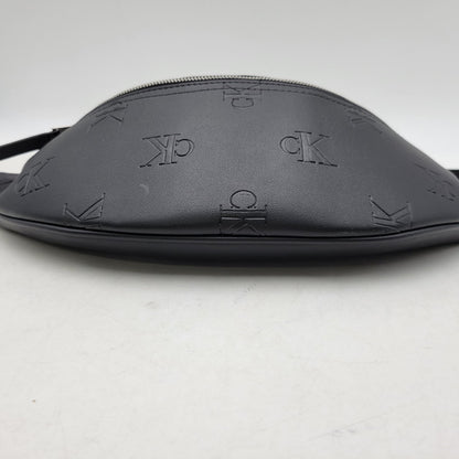 【中古品】【メンズ/レディース】 Calvin klein Jeans カルバンクラインジーンズ HH4106-UB1-OS モノグラムソフトウエストバッグ カバン 鞄 188-260516-as-42-izu サイズ：OS カラー：ブラック 万代Net店