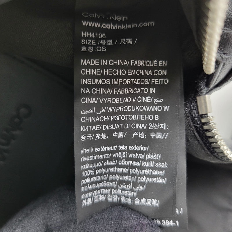 【中古品】【メンズ/レディース】 Calvin klein Jeans カルバンクラインジーンズ HH4106-UB1-OS モノグラムソフトウエストバッグ カバン 鞄 188-260516-as-42-izu サイズ：OS カラー：ブラック 万代Net店