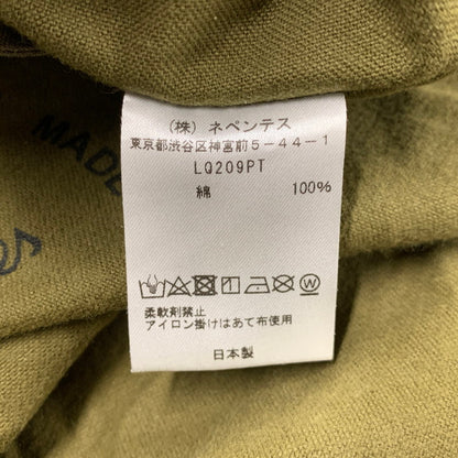 【中古品】【メンズ】 NEEDLES ニードルス LQ209PT 22AW COTTON PANTS コットン パンツ ボトムス ズボン 151-260517-cs-08-izu サイズ：L カラー：カーキ 万代Net店