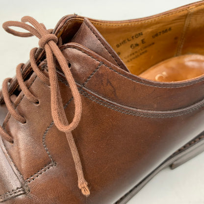 【中古品】【メンズ/レディース】 CROCKETT＆JONES クロケットアンドジョーンズ 8895 イングランド製 Uチップ DRESS SHOES ドレス シューズ 靴 164-260506-cs-02-izu サイズ：6 1/2 カラー：ブラウン 万代Net店