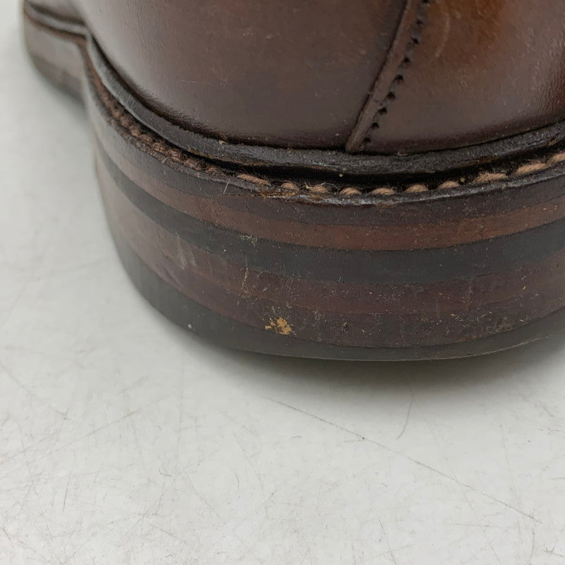 【中古品】【メンズ/レディース】 CROCKETT＆JONES クロケットアンドジョーンズ 8895 イングランド製 Uチップ DRESS SHOES ドレス シューズ 靴 164-260506-cs-02-izu サイズ：6 1/2 カラー：ブラウン 万代Net店
