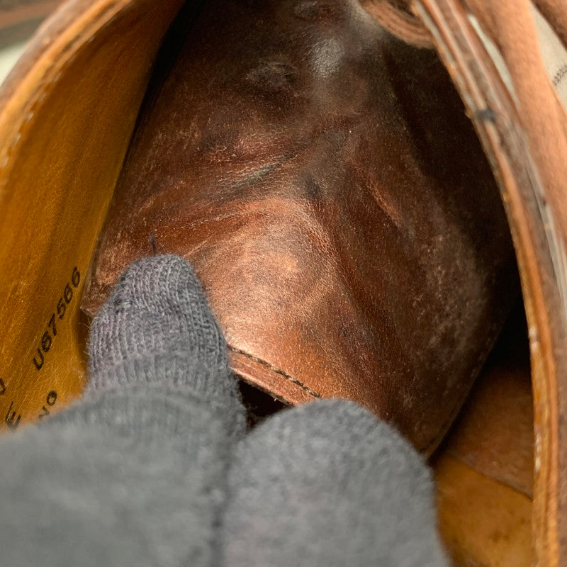 【中古品】【メンズ/レディース】 CROCKETT＆JONES クロケットアンドジョーンズ 8895 イングランド製 Uチップ DRESS SHOES ドレス シューズ 靴 164-260506-cs-02-izu サイズ：6 1/2 カラー：ブラウン 万代Net店