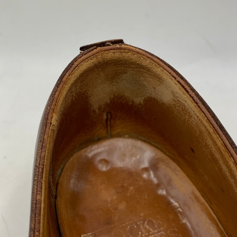 【中古品】【メンズ/レディース】 CROCKETT＆JONES クロケットアンドジョーンズ 8895 イングランド製 Uチップ DRESS SHOES ドレス シューズ 靴 164-260506-cs-02-izu サイズ：6 1/2 カラー：ブラウン 万代Net店