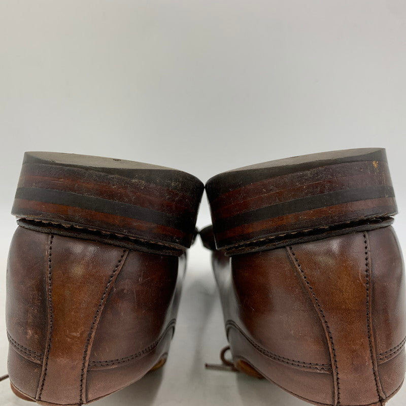 【中古品】【メンズ/レディース】 CROCKETT＆JONES クロケットアンドジョーンズ 8895 イングランド製 Uチップ DRESS SHOES ドレス シューズ 靴 164-260506-cs-02-izu サイズ：6 1/2 カラー：ブラウン 万代Net店