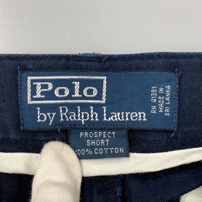 【中古品】【メンズ】 POLO BY RALPH LAUREN ポロバイラルフローレン スリランカ製 RED PONY CHINO HALF PANTS レッド ポニー チノ ハーフ パンツ ボトムス ズボン 157-260517-cs-09-izu サイズ：32 カラー：ネイビー 万代Net店